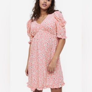 H&M MAMA Ruffle-Trimmed Dress